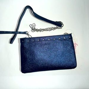 Purse blue leather design Over The Shoulder Icing Bag
